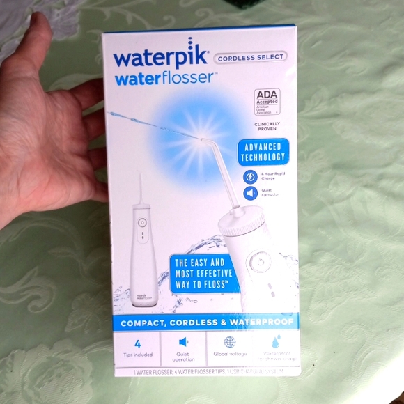 Waterpik Bath Waterpik Water Flosser Compact Cordless Waterproof With Usb Charger In Box